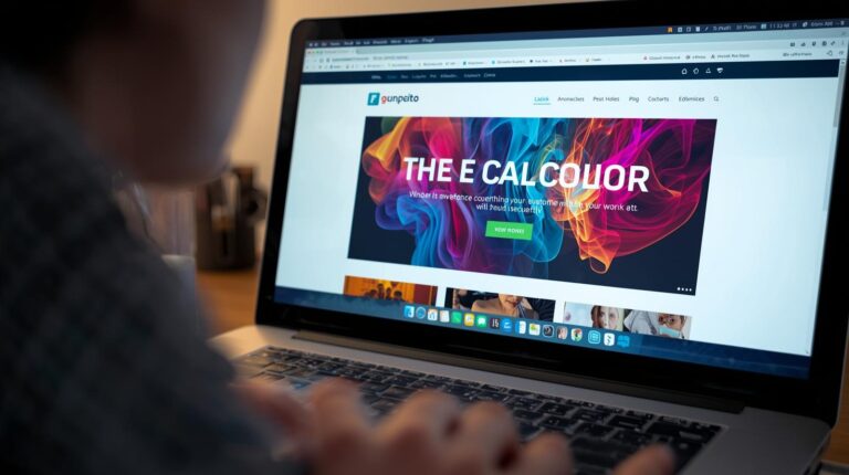 landing page