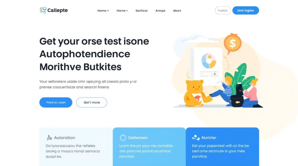 landing page